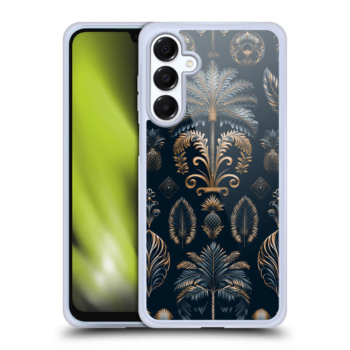 LebensArt Mix Art Art Deco Dark Blue Kopie Soft Gel Case for Samsung Galaxy A16 5G & MagSafe
