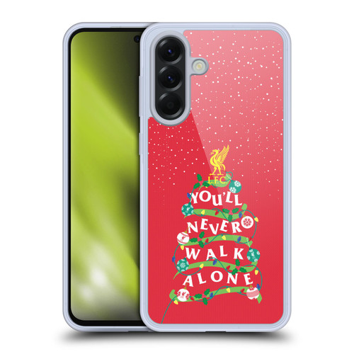 Liverpool Football Club Festive Christmas You'll Never Walk Alone Soft Gel Case for Samsung Galaxy A56 5G