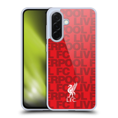 Liverpool Football Club Crest & Liverbird Patterns 1 Red Soft Gel Case for Samsung Galaxy A36 5G