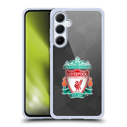 Liverpool Football Club Crest 1 Black Geometric 1 Soft Gel Case for Samsung Galaxy A55 5G