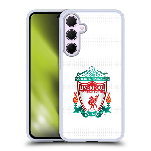 Liverpool Football Club Crest Designs Full Colour Away Soft Gel Case for Samsung Galaxy A35 5G