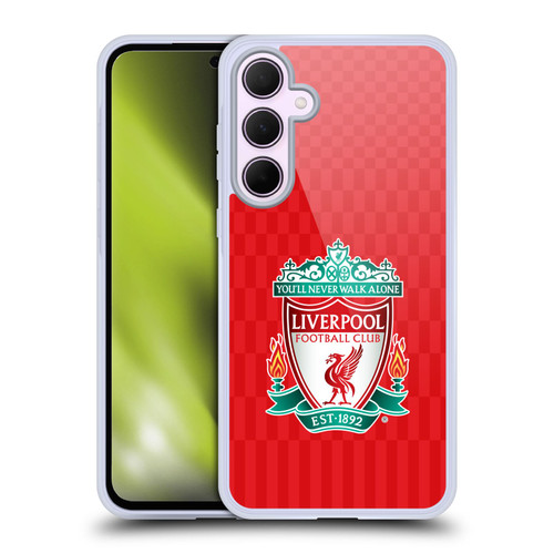 Liverpool Football Club Crest Designs Full Colour Home Soft Gel Case for Samsung Galaxy A35 5G