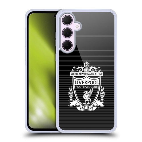 Liverpool Football Club Crest Designs White Third Soft Gel Case for Samsung Galaxy A35 5G