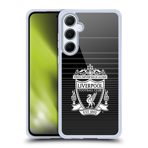 Liverpool Football Club Crest Designs White Third Soft Gel Case for Samsung Galaxy A55 5G