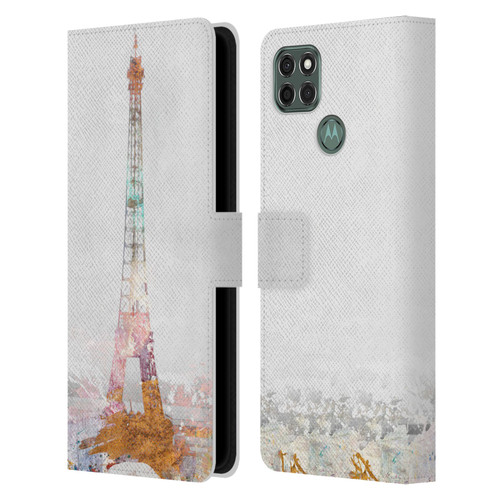 Aimee Stewart Landscapes Paris Color Splash Leather Book Wallet Case Cover For Motorola Moto G9 Power