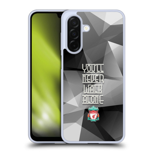 Liverpool Football Club Crest You'Ll Never Walk Alone Grey Geo Soft Gel Case for Samsung Galaxy A26 5G