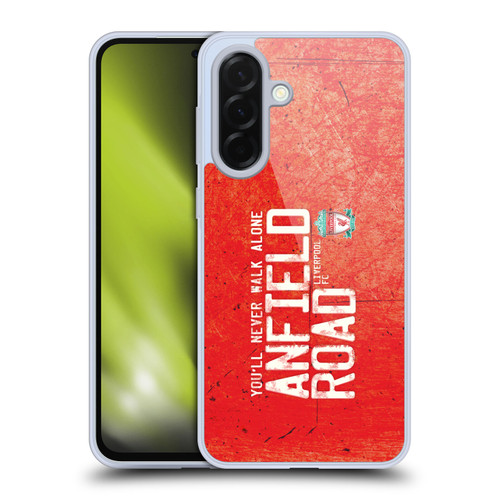 Liverpool Football Club Crest You'Ll Never Walk Alone Anfield Road Red Soft Gel Case for Samsung Galaxy A36 5G