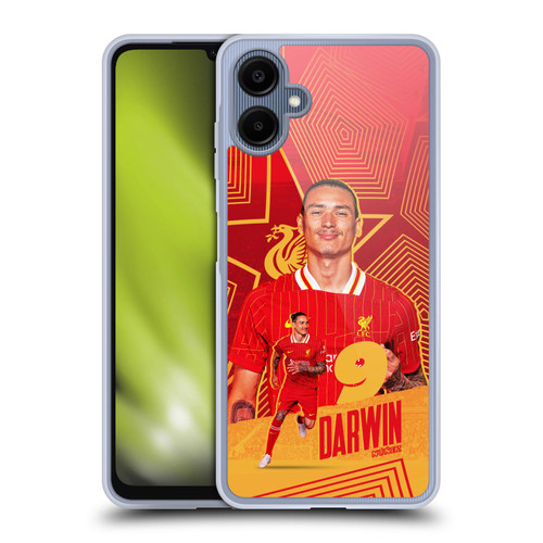 Liverpool Football Club 2024/25 First Team Darwin Núñez Soft Gel Case for Samsung Galaxy A06 4G / 5G