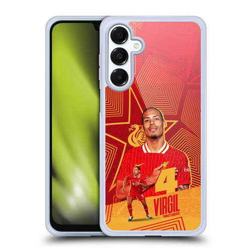 Liverpool Football Club 2024/25 First Team Virgil van Dijk Soft Gel Case for Samsung Galaxy A16 5G & MagSafe