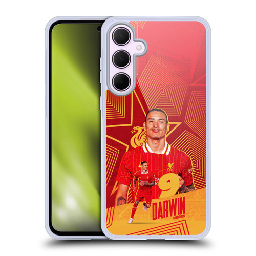 Liverpool Football Club 2024/25 First Team Darwin Núñez Soft Gel Case for Samsung Galaxy A35 5G