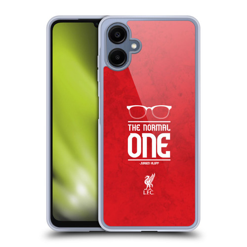 Liverpool Football Club Klopp Icons Glasses Grunge Red Soft Gel Case for Samsung Galaxy A06 4G / 5G