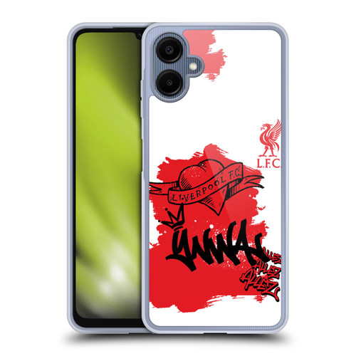 Liverpool Football Club Graffiti Art Full Tag Red Soft Gel Case for Samsung Galaxy A06 4G / 5G