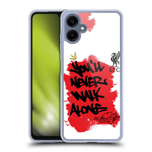 Liverpool Football Club Graffiti Art YNWA Soft Gel Case for Samsung Galaxy A06 4G / 5G