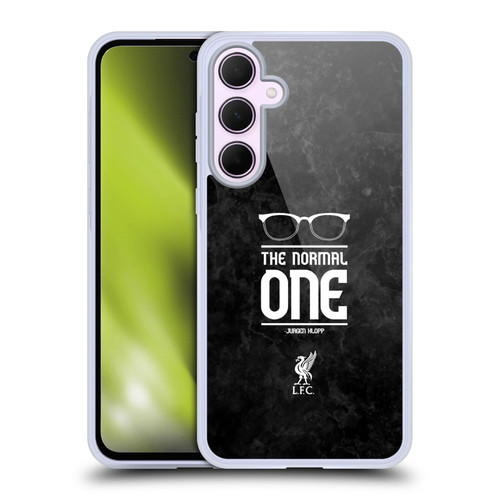 Liverpool Football Club Klopp Icons Glasses Grunge Black Soft Gel Case for Samsung Galaxy A35 5G