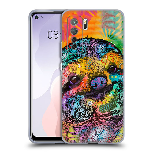 Dean Russo Wildlife 3 Sloth Soft Gel Case for Huawei Nova 7 SE/P40 Lite 5G