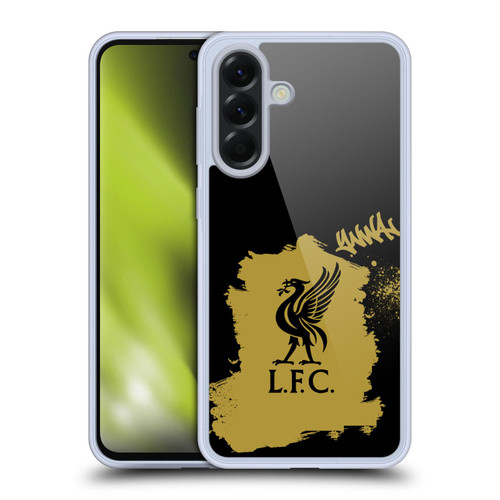 Liverpool Football Club Graffiti Art Liverbird In Black Soft Gel Case for Samsung Galaxy A56 5G