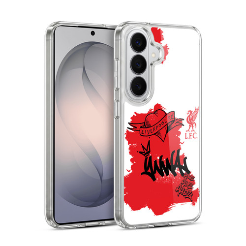 Liverpool Football Club Graffiti Art Full Tag Red Soft Gel Case for Samsung Galaxy S26