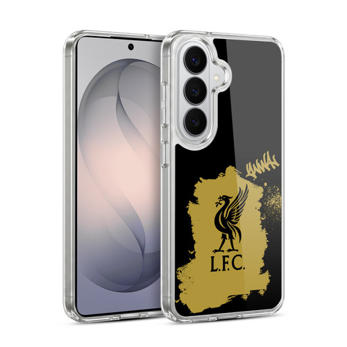 Liverpool Football Club Graffiti Art Liverbird In Black Soft Gel Case for Samsung Galaxy S26