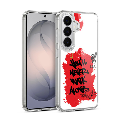 Liverpool Football Club Graffiti Art YNWA Soft Gel Case for Samsung Galaxy S26