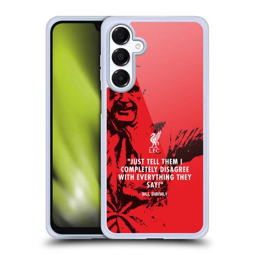 Liverpool Football Club Bill Shankly Quotes Disagree Red Soft Gel Case for Samsung Galaxy A16 5G & MagSafe