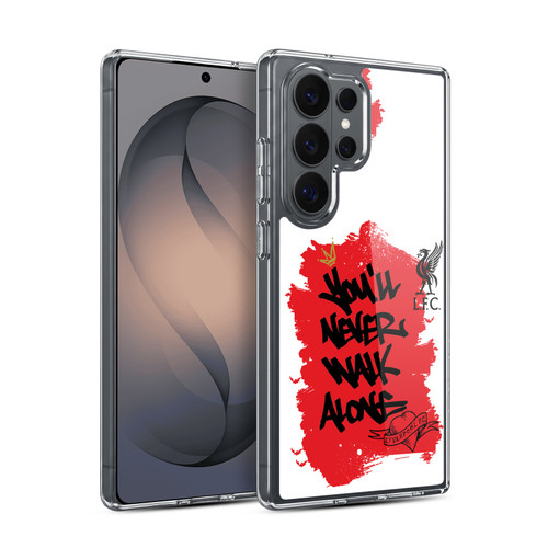 Liverpool Football Club Graffiti Art YNWA Soft Gel Case for Samsung Galaxy S26 Ultra