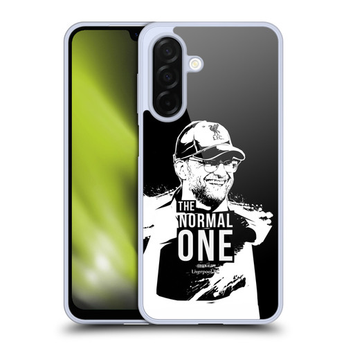 Liverpool Football Club Jurgen Klopp Illustrations Smile Black Soft Gel Case for Samsung Galaxy A26 5G