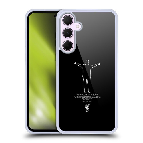 Liverpool Football Club Bill Shankly Quotes Scouse Black Soft Gel Case for Samsung Galaxy A35 5G