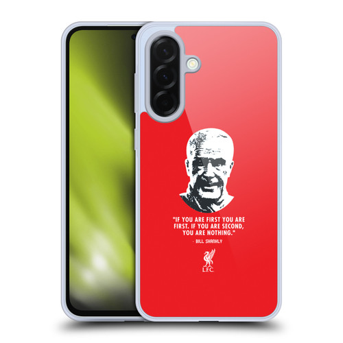 Liverpool Football Club Bill Shankly Quotes No Second Red Soft Gel Case for Samsung Galaxy A36 5G
