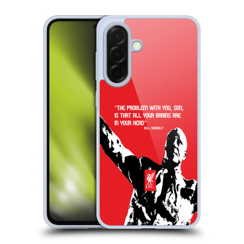 Liverpool Football Club Bill Shankly Quotes Problem Big Soft Gel Case for Samsung Galaxy A36 5G