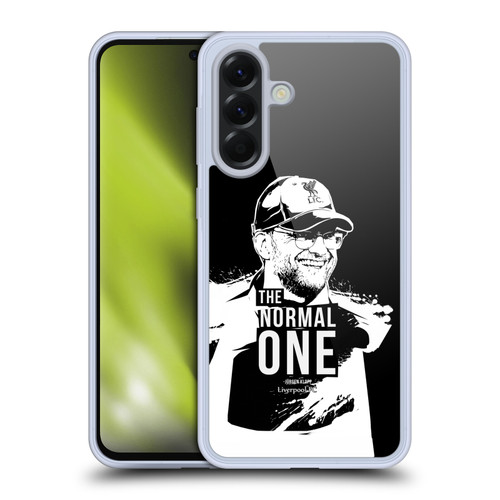 Liverpool Football Club Jurgen Klopp Illustrations Smile Black Soft Gel Case for Samsung Galaxy A56 5G