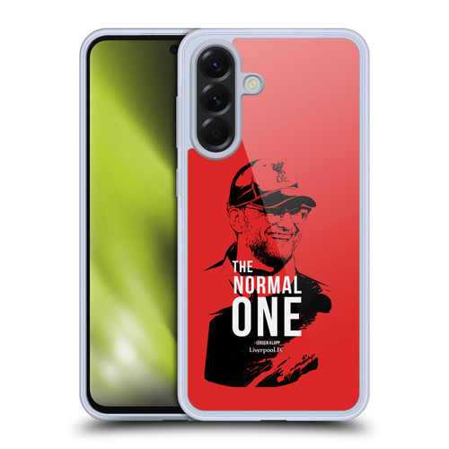 Liverpool Football Club Jurgen Klopp Illustrations Smile Red Soft Gel Case for Samsung Galaxy A56 5G