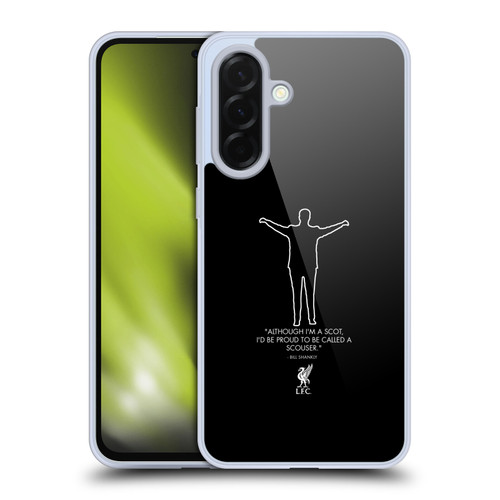 Liverpool Football Club Bill Shankly Quotes Scouse Black Soft Gel Case for Samsung Galaxy A36 5G