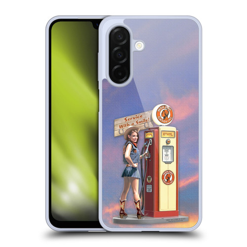 Larry Grossman Retro Collection Gasoline Girl Soft Gel Case for Samsung Galaxy A26 5G