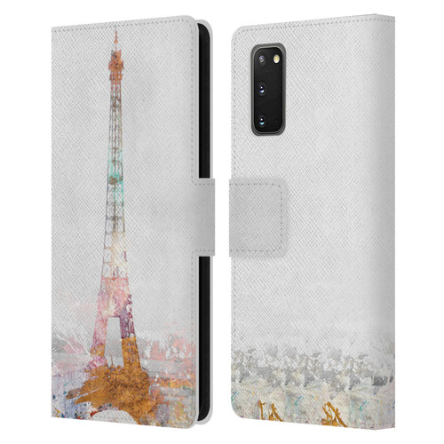 Aimee Stewart Landscapes Paris Color Splash Leather Book Wallet Case Cover For Samsung Galaxy S20 / S20 5G