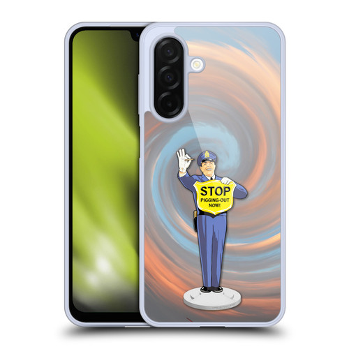 Larry Grossman Retro Collection Stop Pigging Out Soft Gel Case for Samsung Galaxy A26 5G