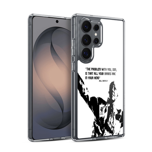 Liverpool Football Club Bill Shankly Quotes Problem White Soft Gel Case for Samsung Galaxy S26 Ultra