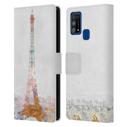 Aimee Stewart Landscapes Paris Color Splash Leather Book Wallet Case Cover For Samsung Galaxy M31 (2020)