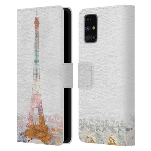 Aimee Stewart Landscapes Paris Color Splash Leather Book Wallet Case Cover For Samsung Galaxy M31s (2020)