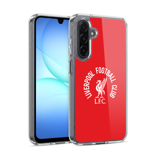 Liverpool Football Club Liver Bird White LFC On Red Soft Gel Case for Samsung Galaxy A17 4G / 5G