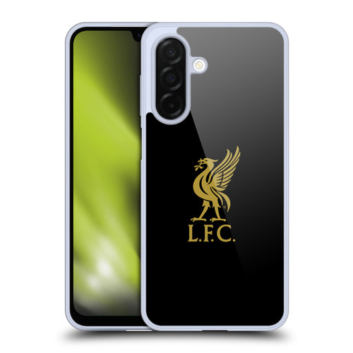 Liverpool Football Club Liver Bird Gold Logo On Black Soft Gel Case for Samsung Galaxy A26 5G
