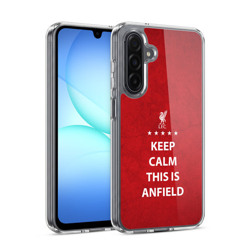 Liverpool Football Club This Is Anfield Keep Calm Red Soft Gel Case for Samsung Galaxy A17 4G / 5G