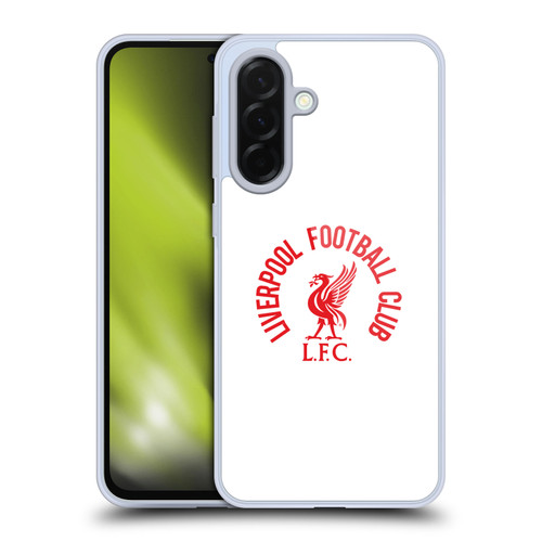 Liverpool Football Club Liver Bird Red LFC On White Soft Gel Case for Samsung Galaxy A36 5G
