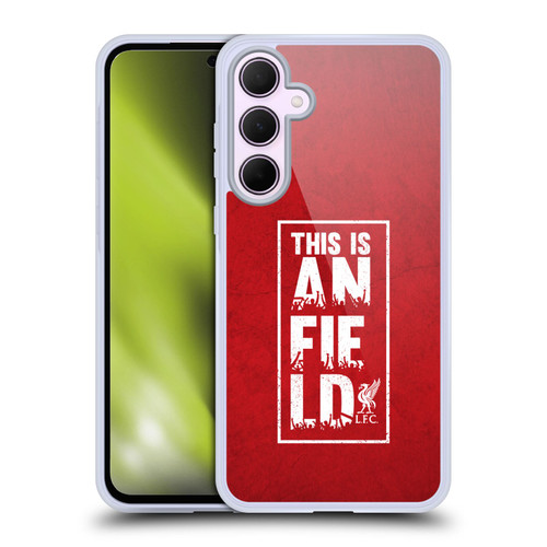 Liverpool Football Club This Is Anfield Red 3 Soft Gel Case for Samsung Galaxy A35 5G