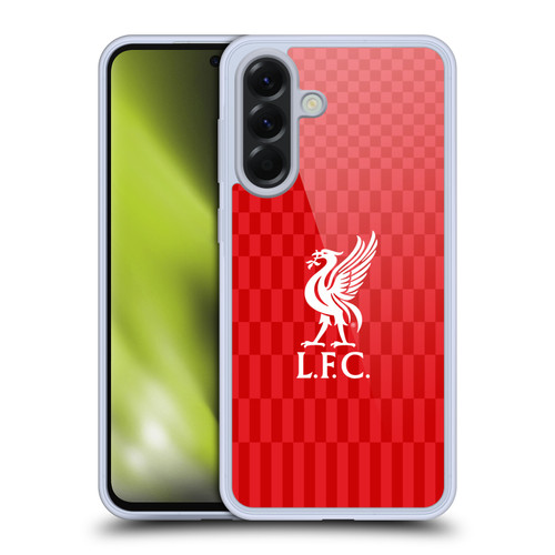 Liverpool Football Club Liver Bird White On Red Kit Soft Gel Case for Samsung Galaxy A56 5G