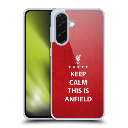 Liverpool Football Club This Is Anfield Keep Calm Red Soft Gel Case for Samsung Galaxy A36 5G