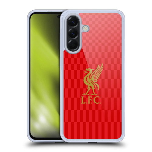 Liverpool Football Club Liver Bird Gold On Red Kit Soft Gel Case for Samsung Galaxy A56 5G