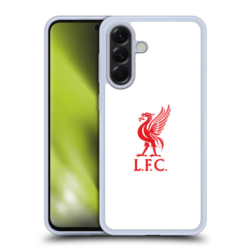 Liverpool Football Club Liver Bird Red Logo On White Soft Gel Case for Samsung Galaxy A56 5G
