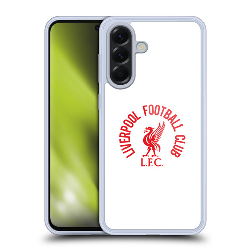 Liverpool Football Club Liver Bird Red LFC On White Soft Gel Case for Samsung Galaxy A56 5G