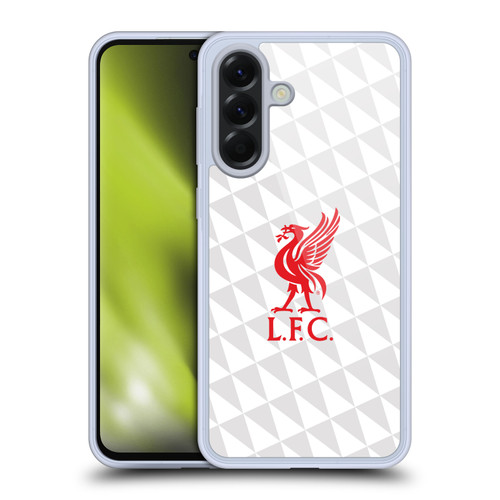 Liverpool Football Club Liver Bird Red On White Kit Soft Gel Case for Samsung Galaxy A56 5G