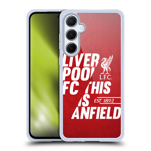 Liverpool Football Club This Is Anfield Red 4 Soft Gel Case for Samsung Galaxy A55 5G